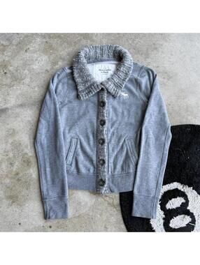 Y2K Vintage Abercrombie & Fitch Baby Doll Button Up Sweater